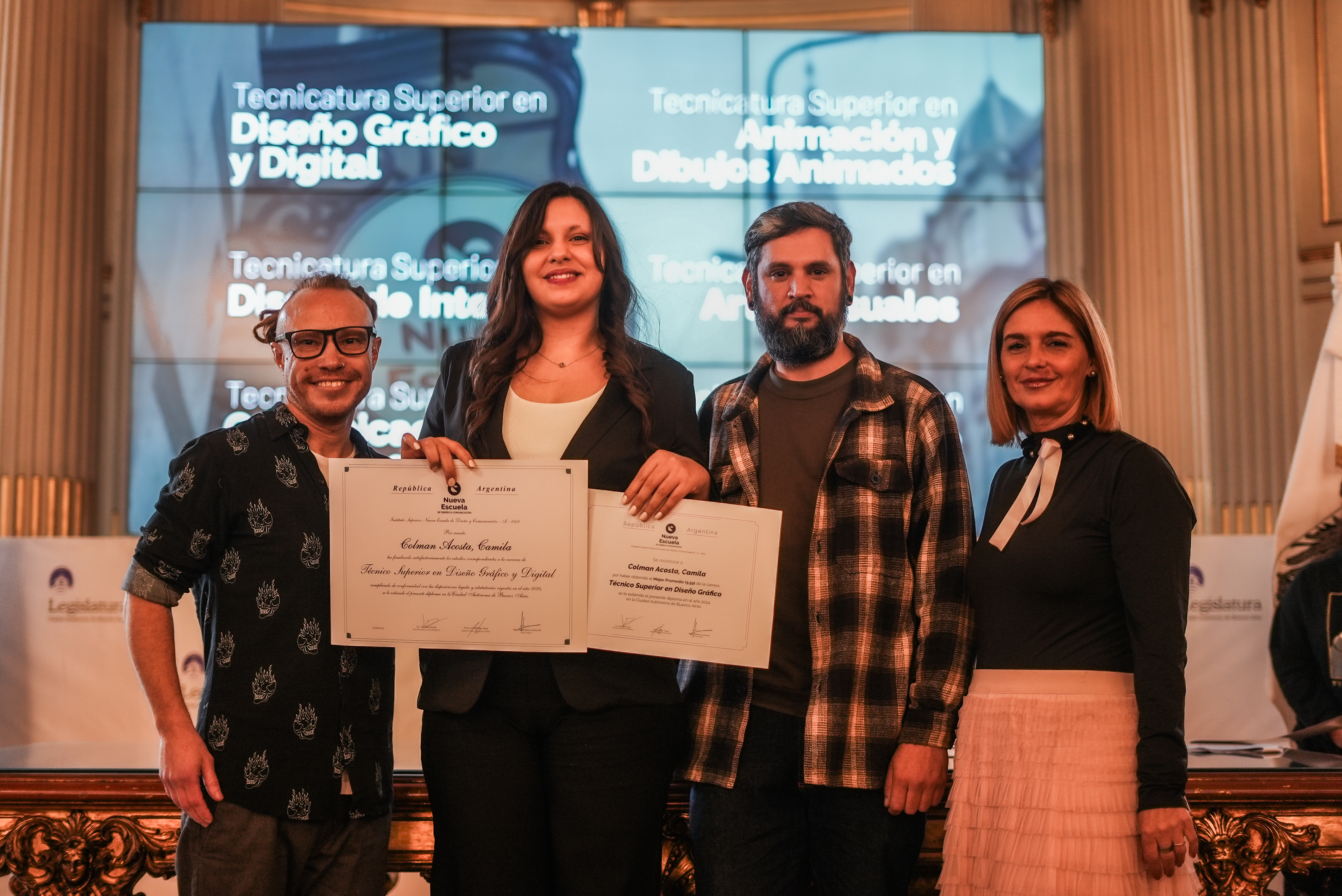 Egresada Camila Colman Acosta - Mejor Promedio